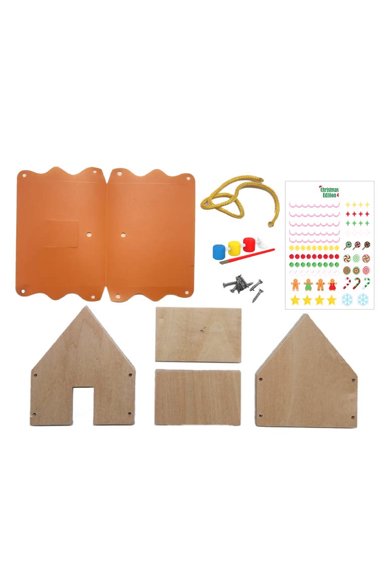 Gingerbread House Decorating Kit, Christmas Edition, Alternate, color, Multicolor