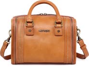 OLD TREND Mini Trunk Leather Crossbody Bag