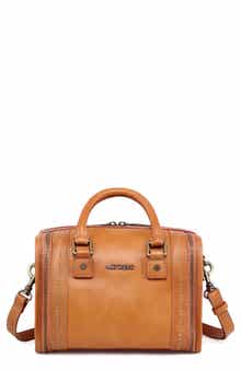 OLD TREND Mini Trunk Leather Crossbody Bag
