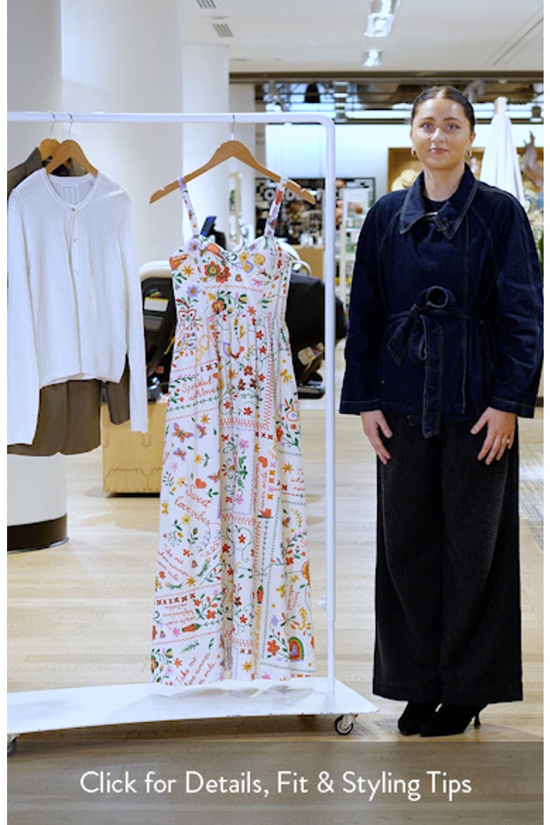 Floral Cotton Midi Sundress video