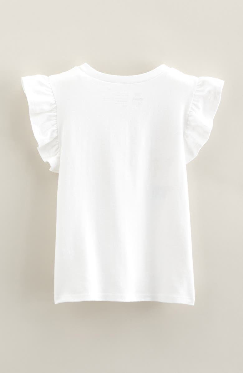 Tucker + Tate Kids' Flutter Sleeve Cotton Graphic T-Shirt, Alternate, color, White Aerosmith