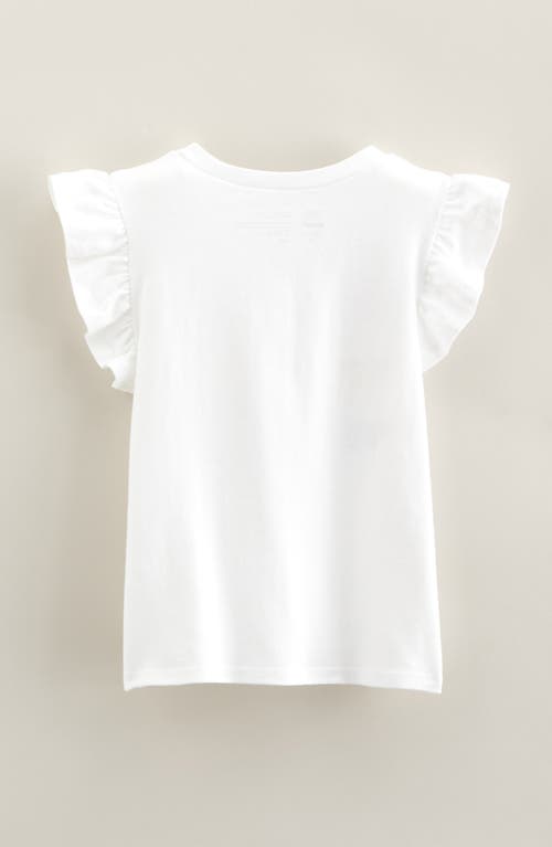 Shop Tucker + Tate Kids' Heart Flutter Sleeve Cotton Graphic T-shirt