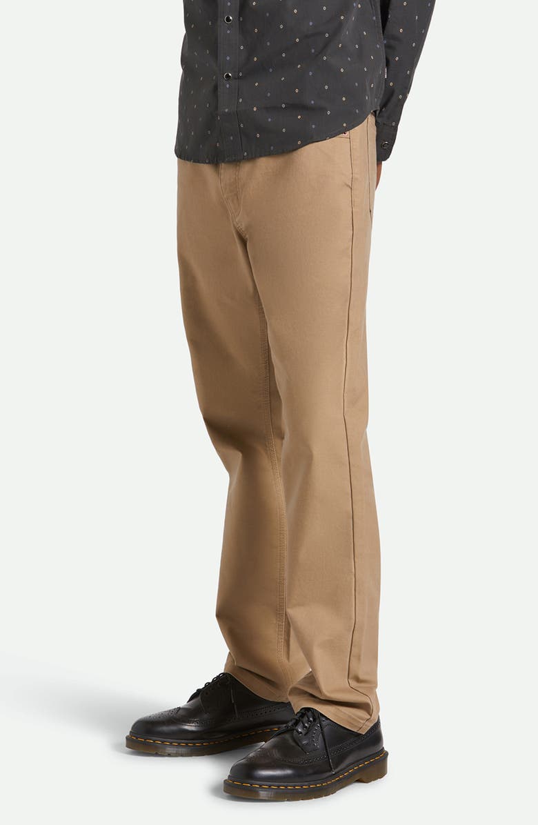 Brixton Builders Five-Pocket Pants, Alternate, color, Khaki