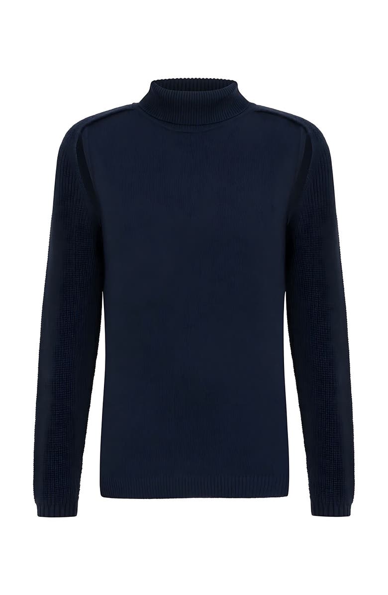 Nocturne Knitted Mix Sweater, Alternate, color, 