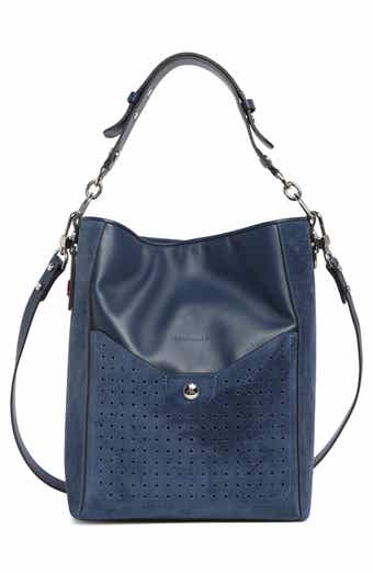 Longchamp Mademoiselle Leather Bucket Bag