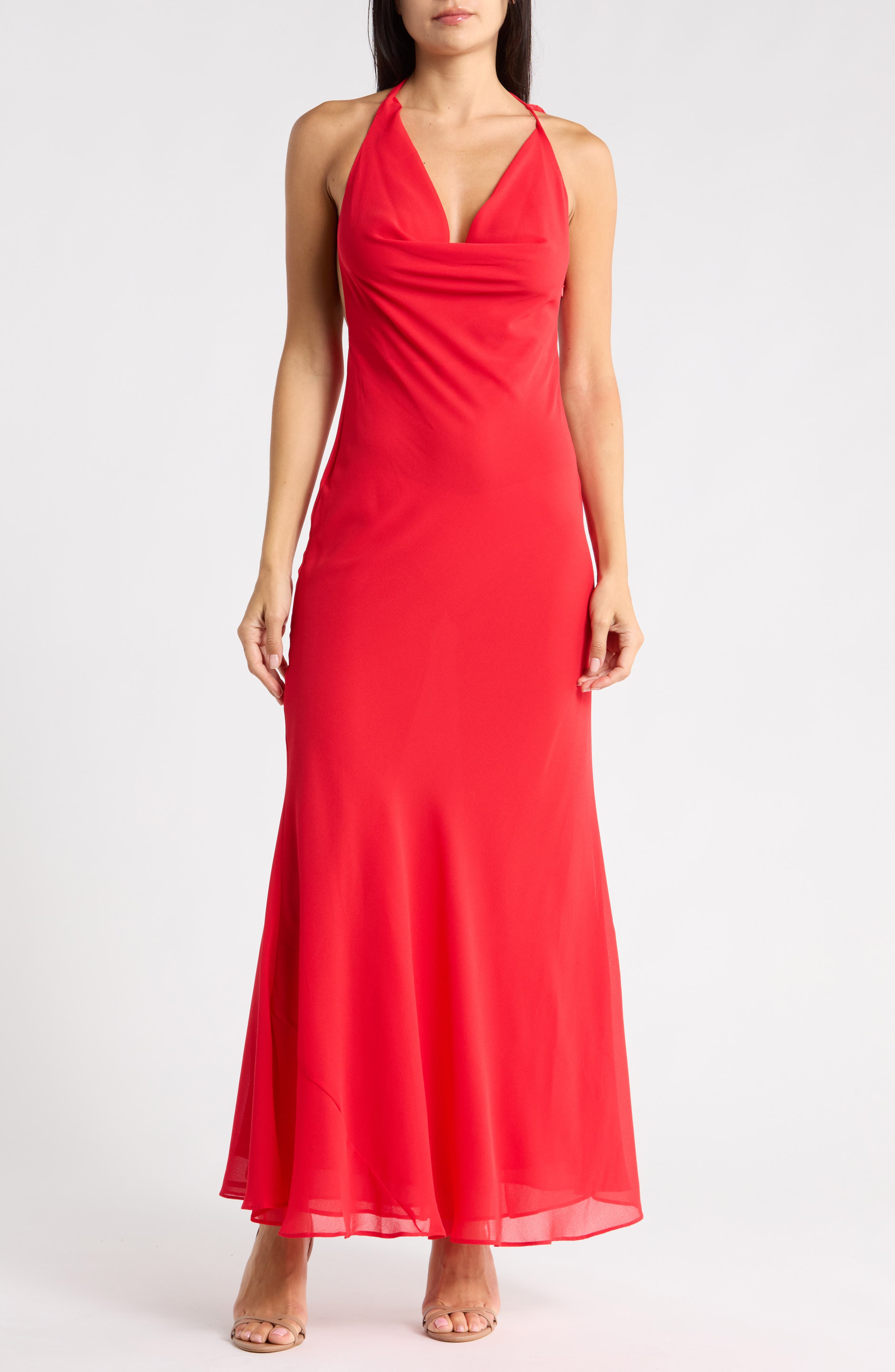 Cherie Cowl Neck Maxi Dress