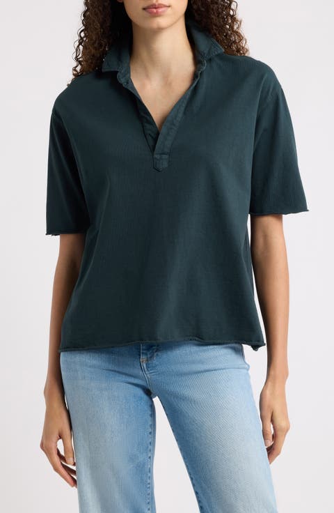 Patty Short Sleeve Popover Tee