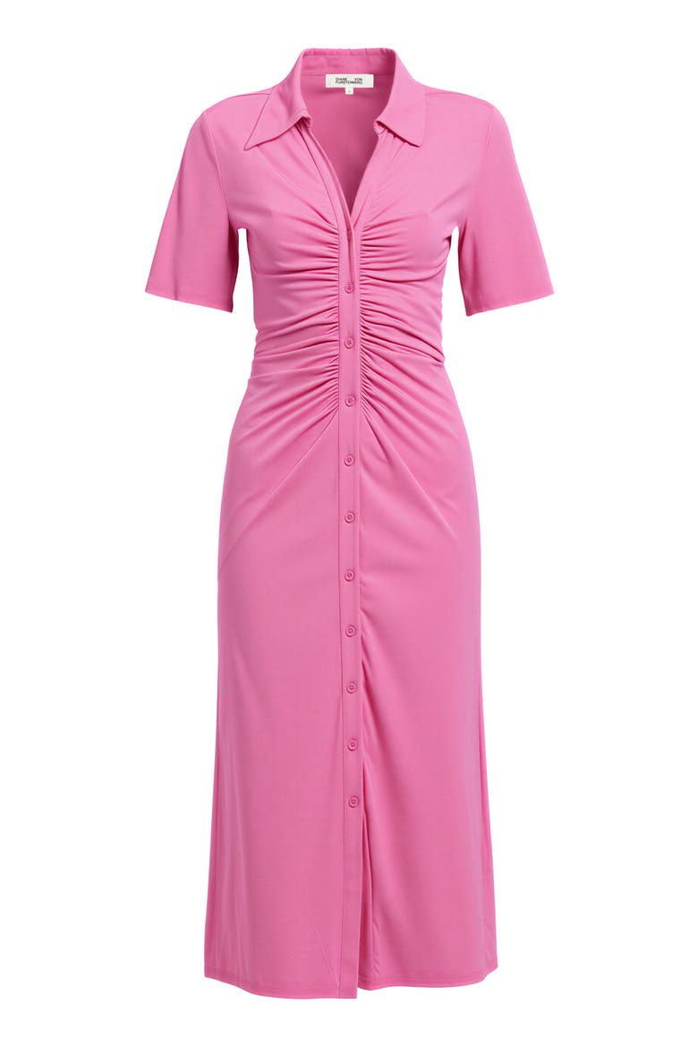 Zoey Short Sleeve Ruched Shirtdress, Alternate, color, ANTIQUE PINK
