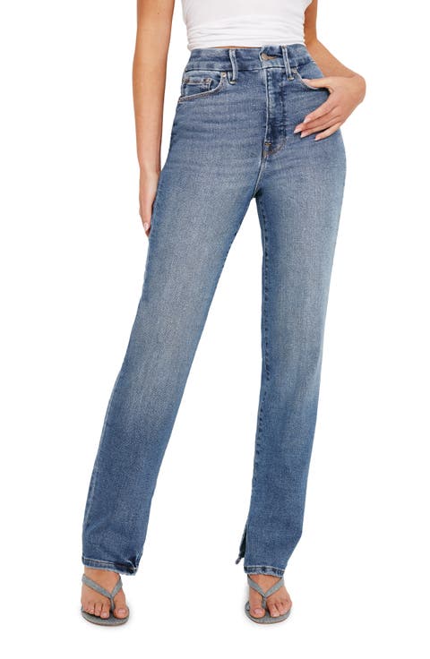 Good Boy High Waist Boyfriend Jeans (Indigo 338) (Regular & Plus)