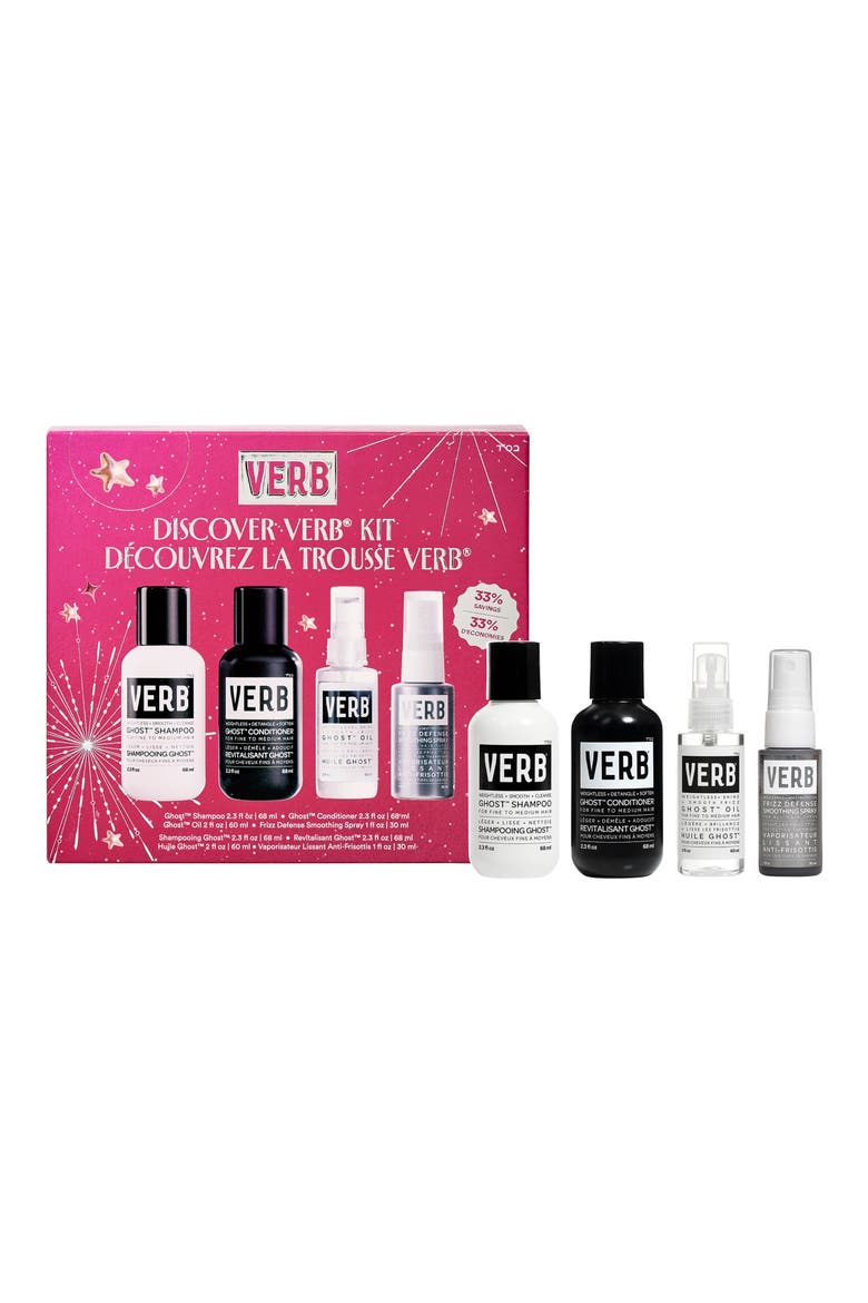 Discover Verb 4-Piece Hair Care Kit, Main, color, NO COLOR