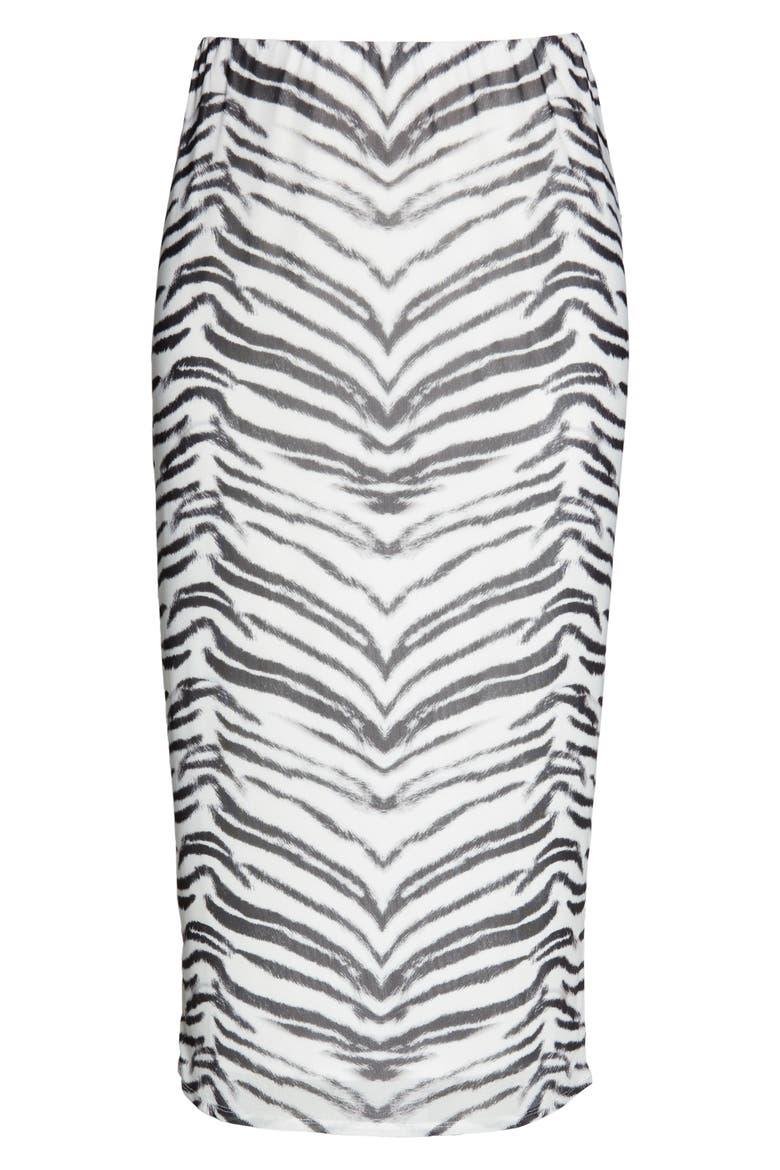 Felix Power Mesh Skirt, Alternate, color, BLANC TIGER