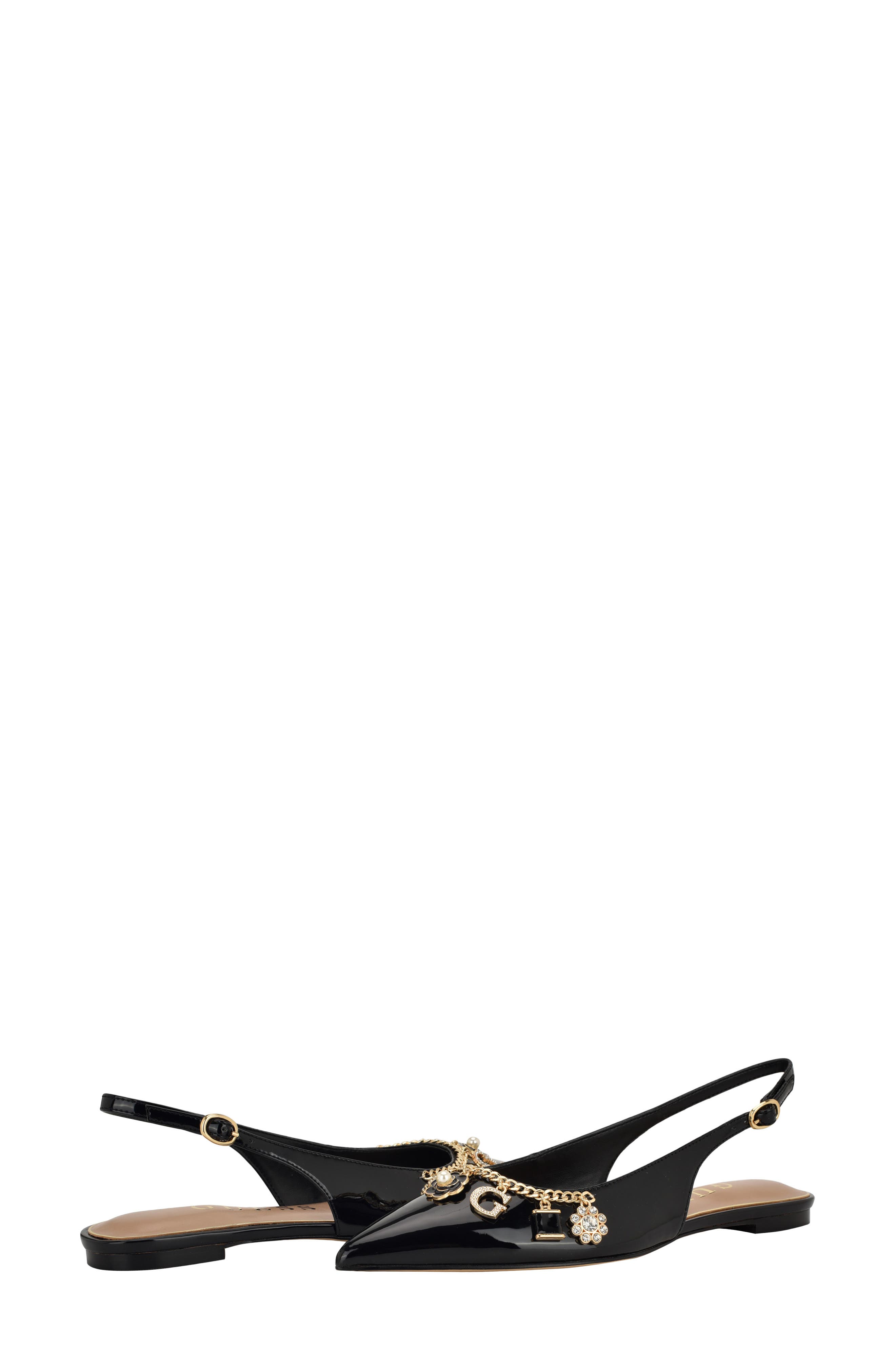 GUESS Daisee Slingback Pointed Toe Flat, Alternate, color, 