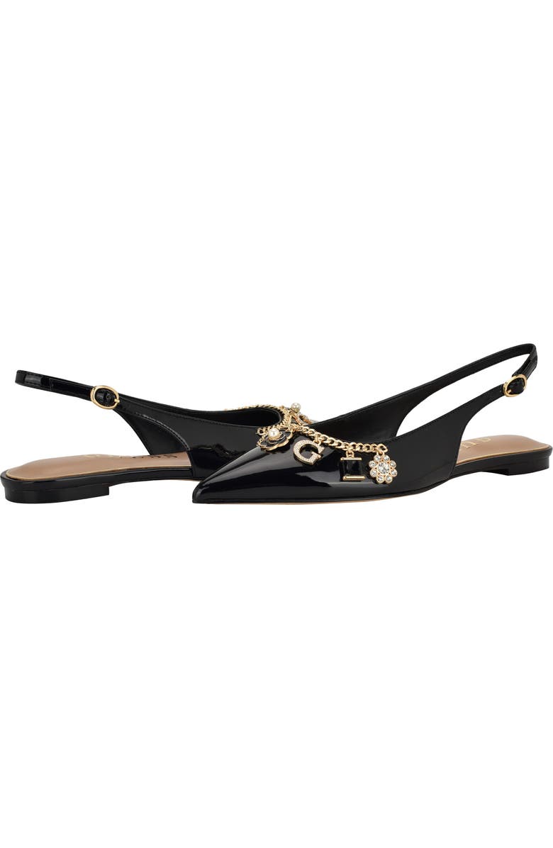 GUESS Daisee Slingback Pointed Toe Flat, Alternate, color,