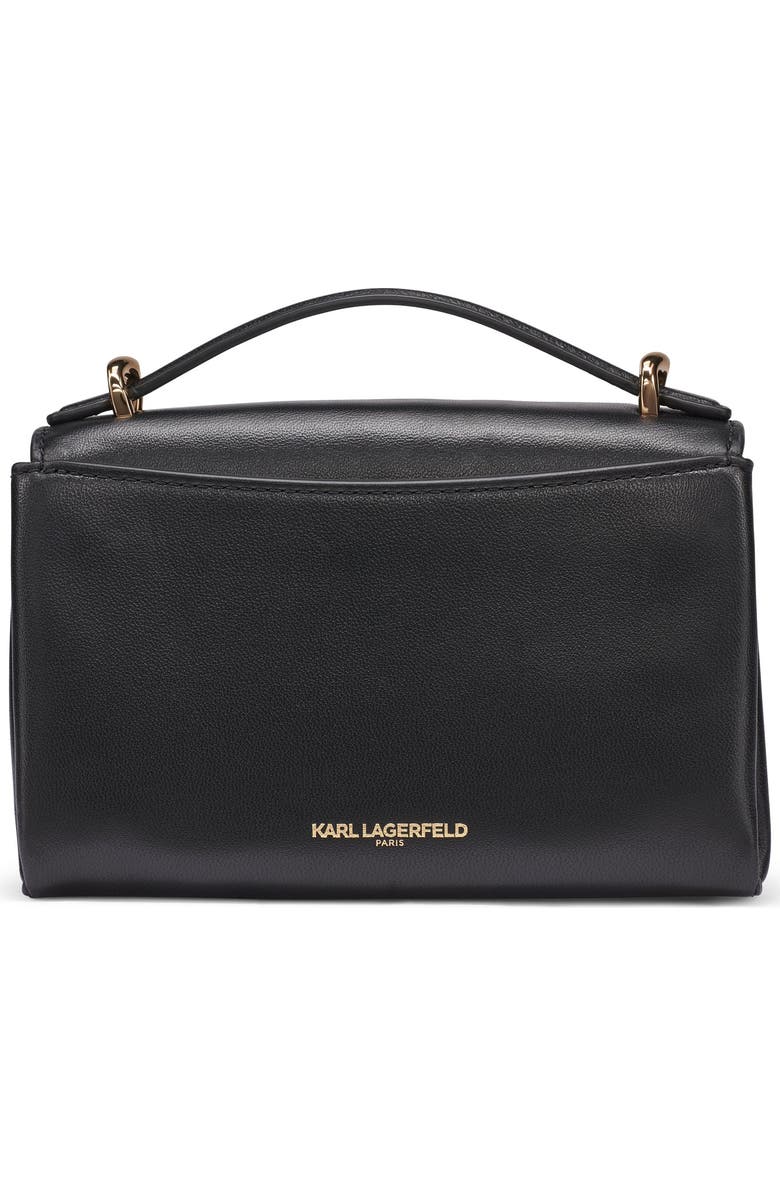 KARL LAGERFELD PARIS Chantaye Crossbody, Alternate, color, Black/Gold