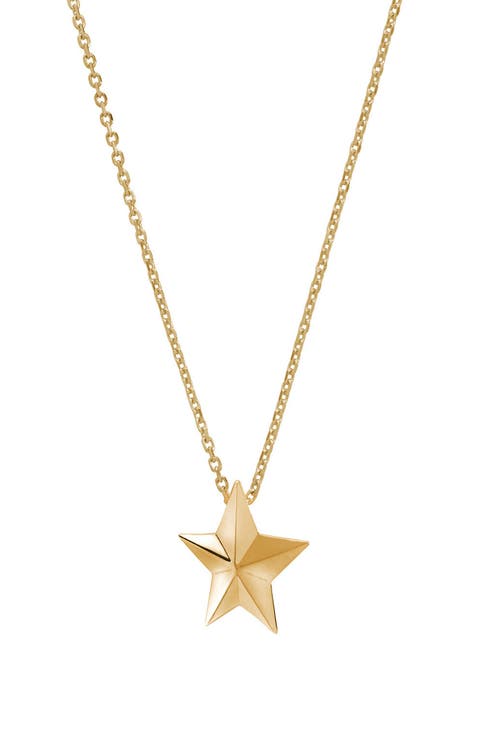 Angela Cummings The Stars 18k Rose Gold Star Pendant Necklace