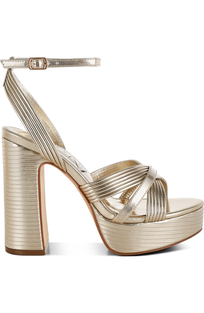 LONDON RAG Socialiate Platform Sandal, Alternate, color, Gold