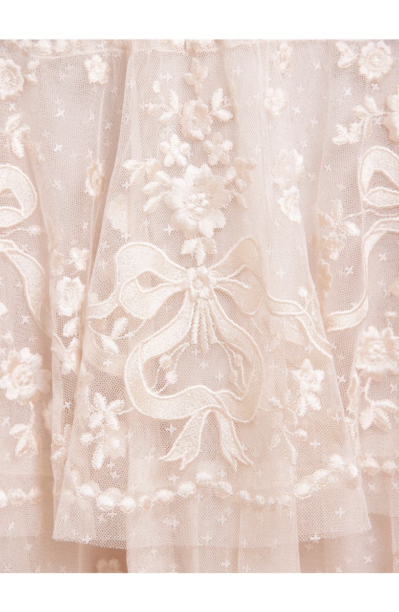 Needle & Thread Bonnie Bow Lace Dress, Alternate, color, Cream/Cream