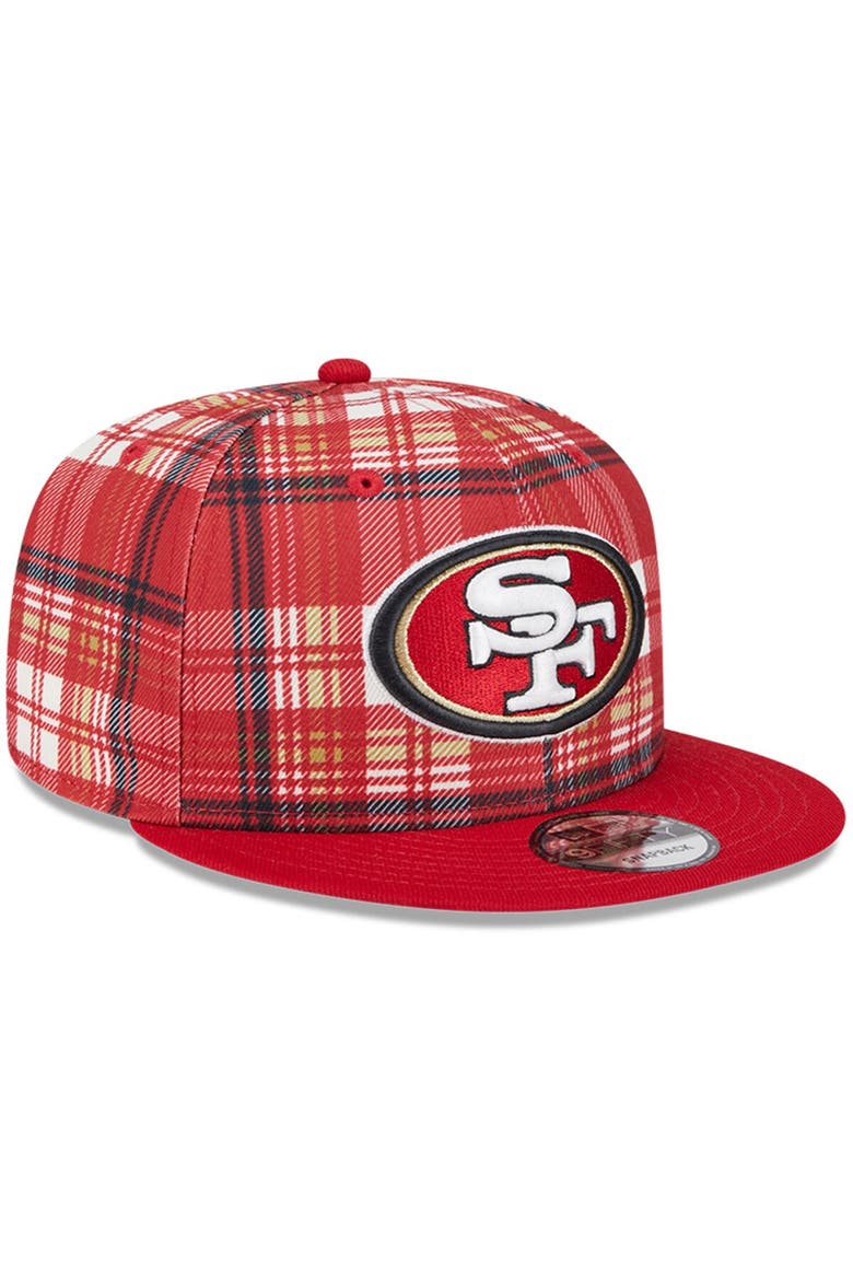 Men's New Era Scarlet San Francisco 49ers 2024 Sideline Statement 9FIFTY Snapback Hat, Alternate, color, Scarlet