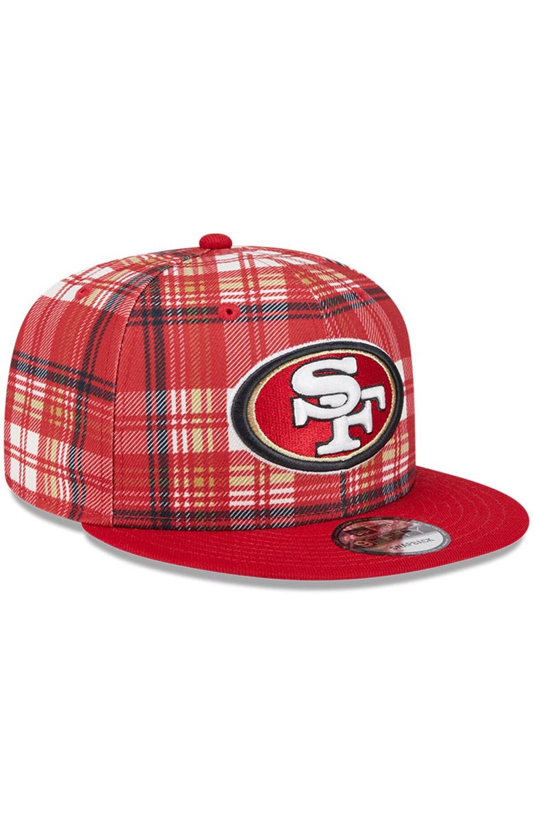New Era Men's New Era Scarlet San Francisco 49ers 2024 Sideline Statement 9FIFTY Snapback Hat, Alternate, color, Scarlet