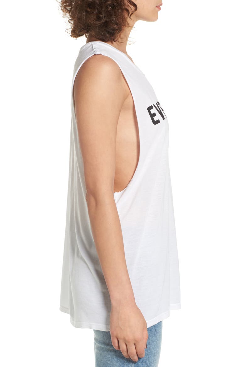 Everybody Naps Muscle Tee, Alternate, color, WHITE