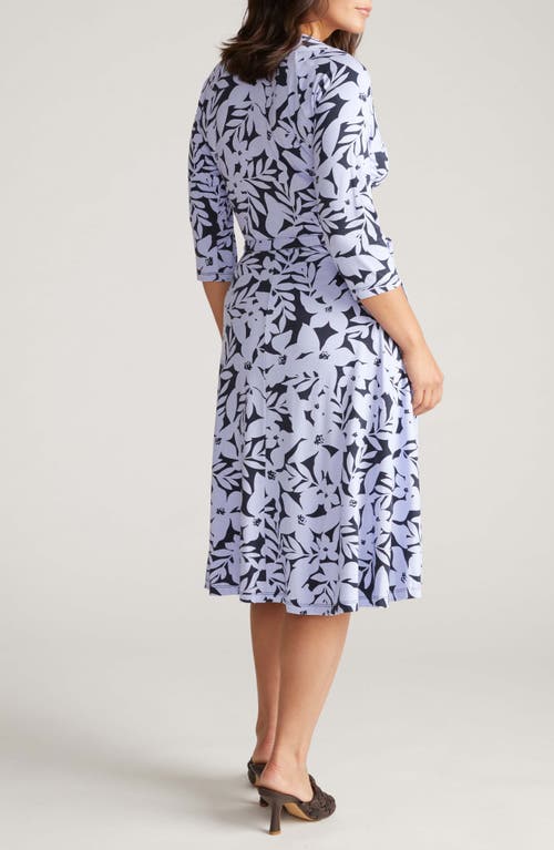 Universal Standard The Divine Jersey Wrap Dress In Purple