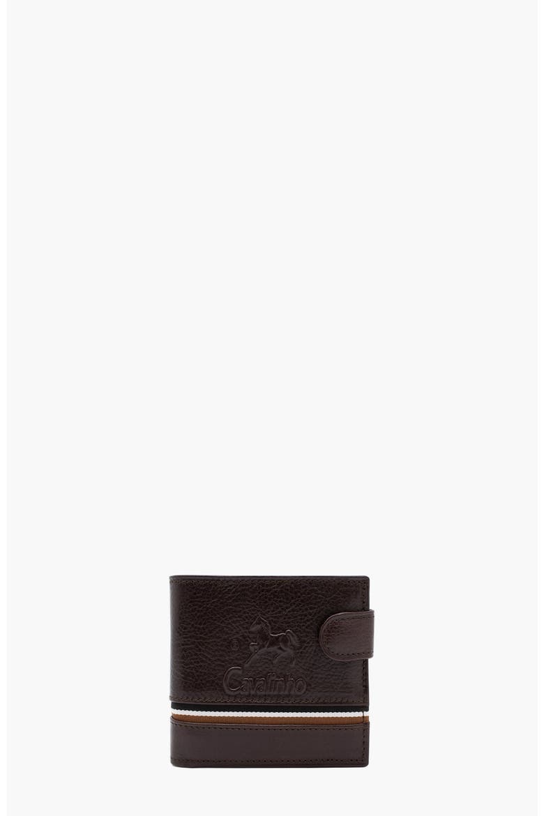 The Sailor Trifold Leather Wallet 586, Main, color, Brown