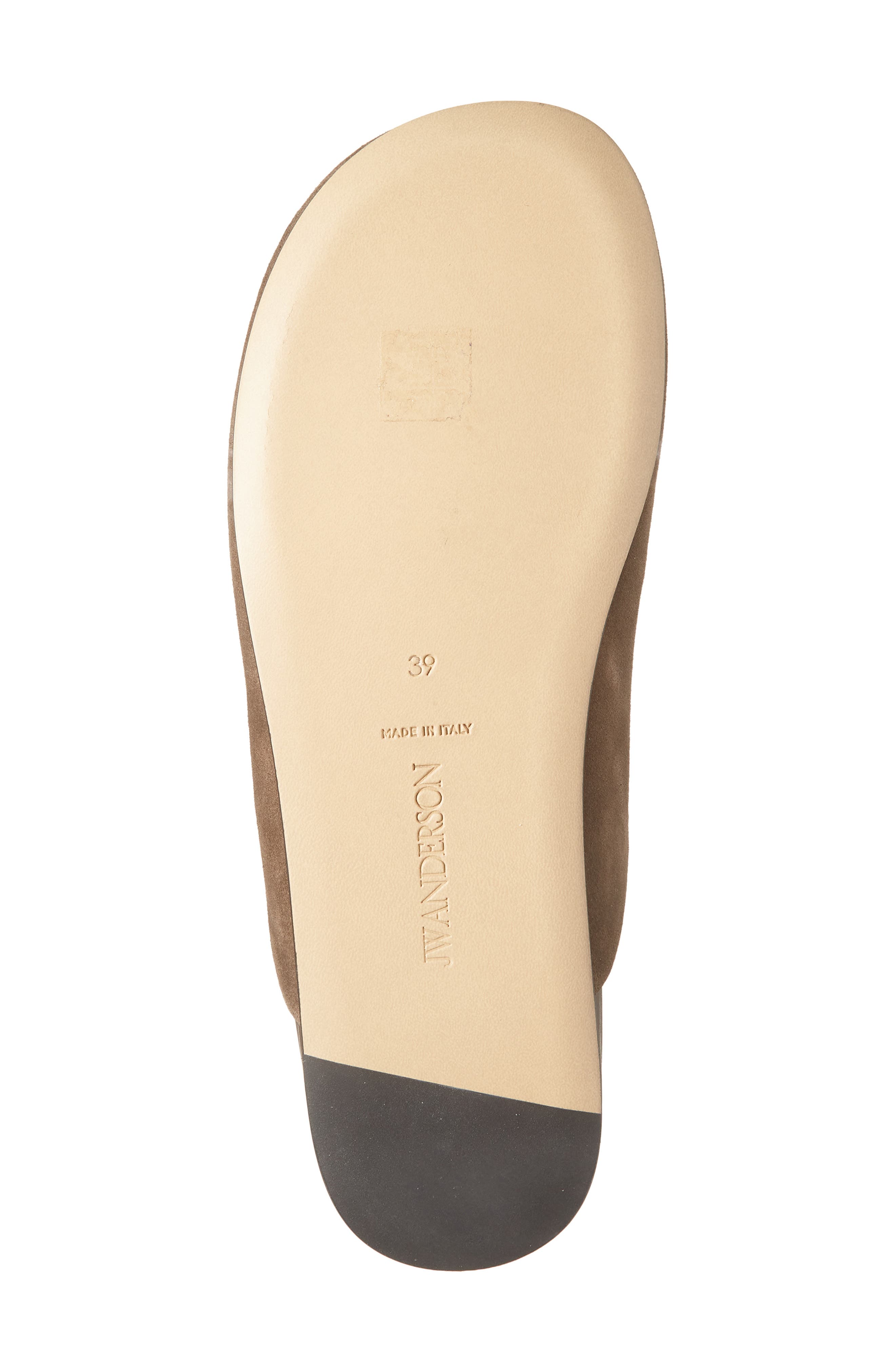 JW Anderson Babouche Flat, Alternate, color, Chocolate Brown 660