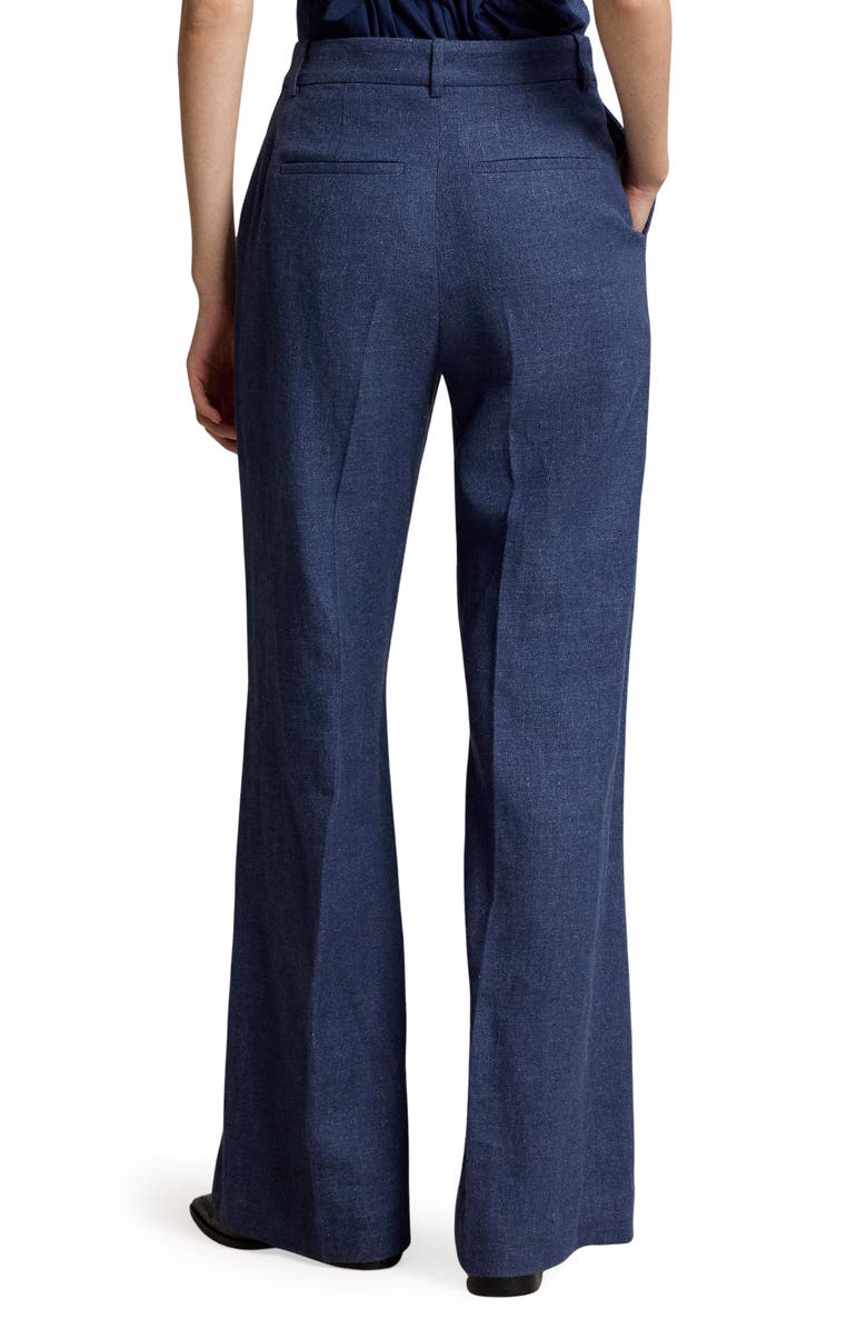 Polo Ralph Lauren Beaton Linen & Cotton Pants, Alternate, color, Blue Melange