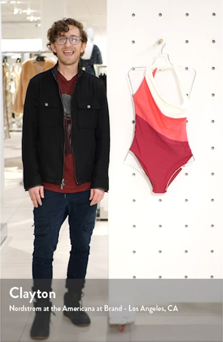 The Sidestroke One-Piece Swimsuit, sales video thumbnail