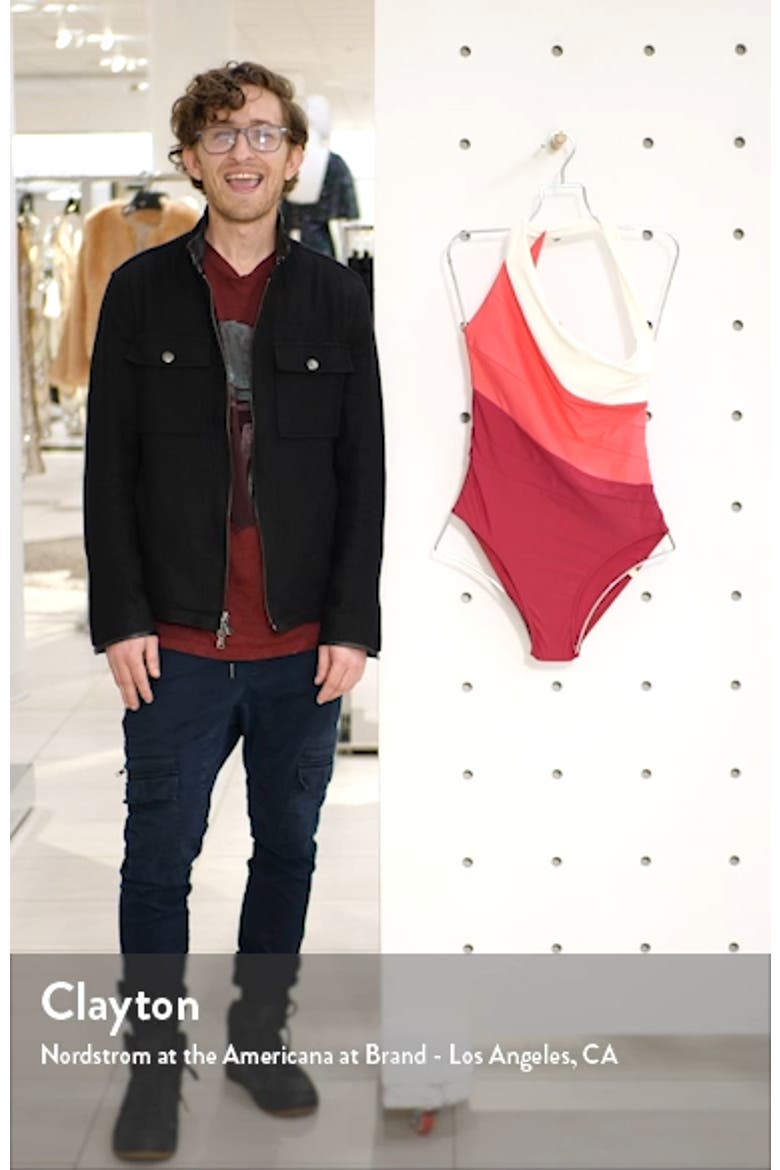 The Sidestroke One-Piece Swimsuit video