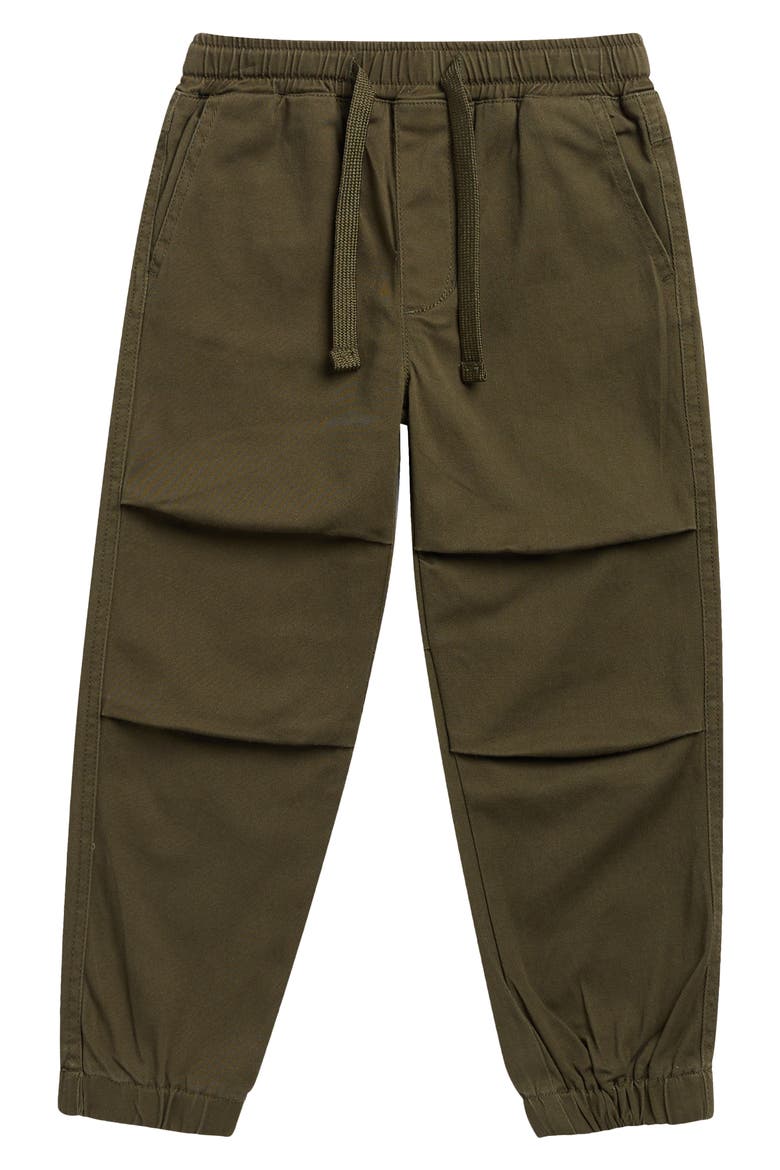 Kids' Legend Stretch Cotton Twill Joggers, Main, color, OLIVE