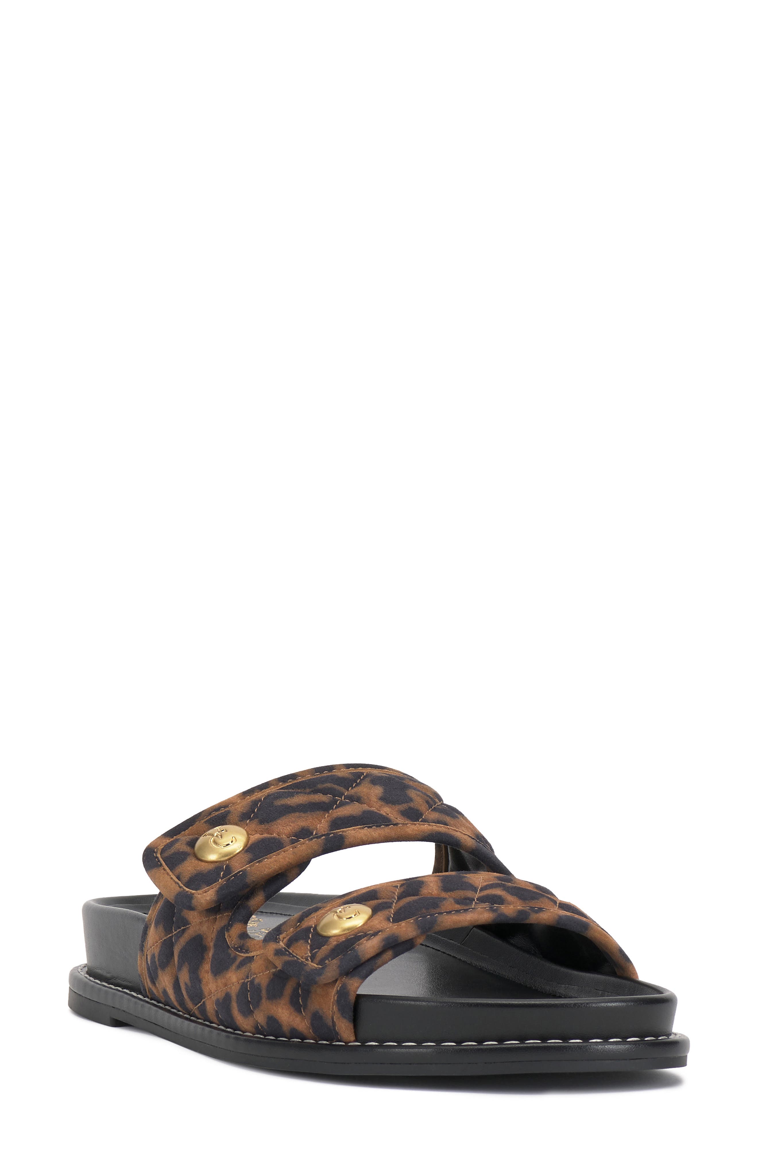 Vince Camuto Graysin Slide Sandal, Main, color, Camel