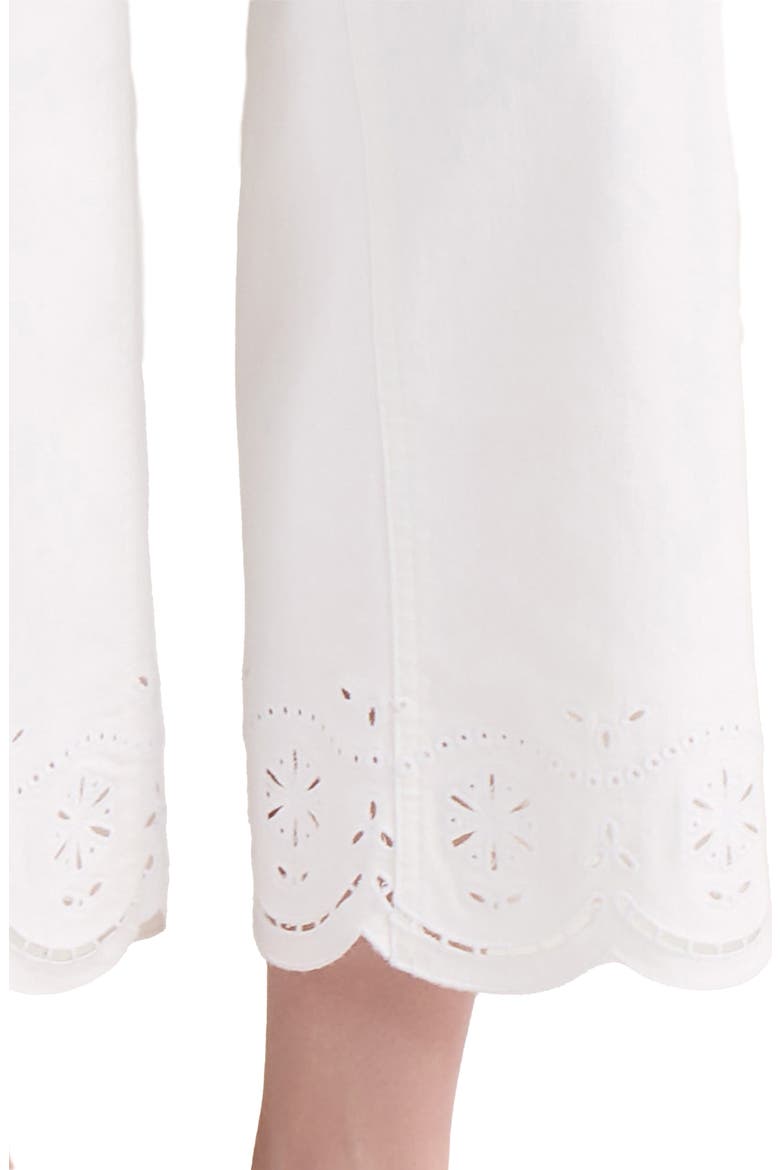 Lexington Straight Leg Crop Pants, Alternate, color, SOFT WHITE