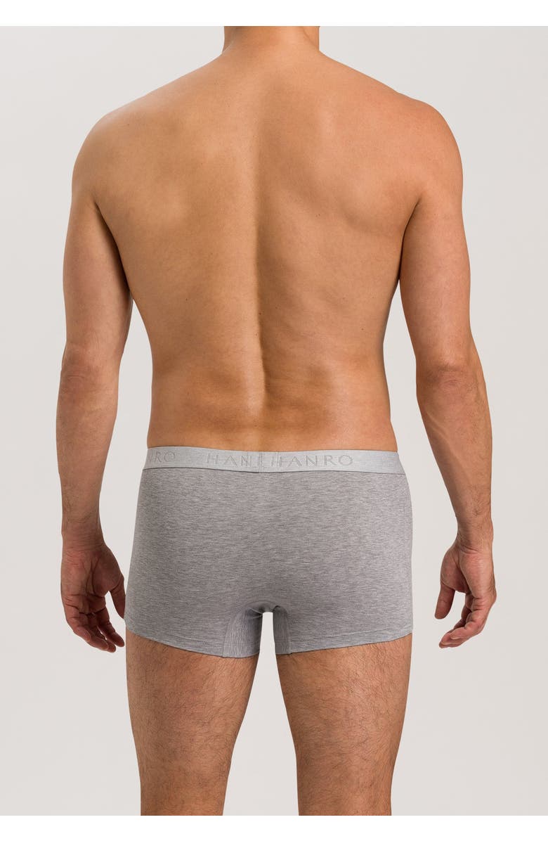 Hanro Cotton Essentials 2-Pack Cotton Boxer Briefs, Alternate, color, Light Melange