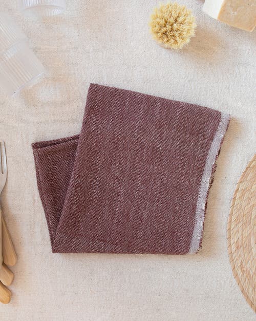 Kd Weave Hand Towel In Brown