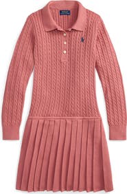 Polo Ralph Lauren Kids' Cable Stitch Sweater Dress