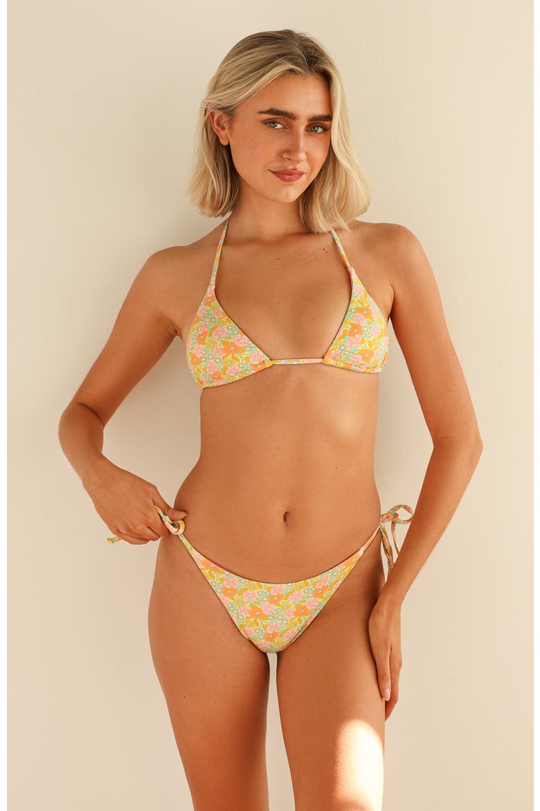 Mia Cheeky Bikini Bottom, Main, color, Sunset Grove