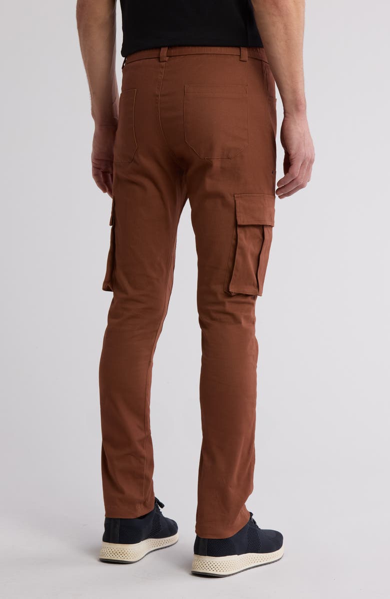 AMERICAN STITCH Stretch Cotton Twill Cargo Pants, Alternate, color, Brown