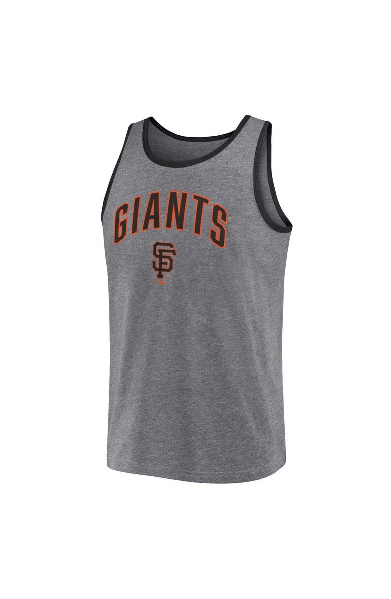 FANATICS Men's Fanatics Branded  Heather Gray San Francisco Giants Primary Tank Top, Alternate, color, Heather Gray
