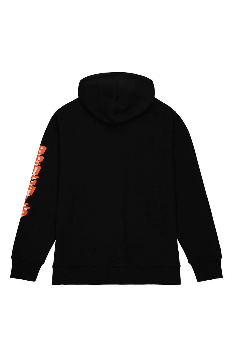 Mitchell & Ness Men's Mitchell & Ness Black Cincinnati Bengals Gridiron Classics Big Face 7.0 Pullover Hoodie, Alternate, color, Black