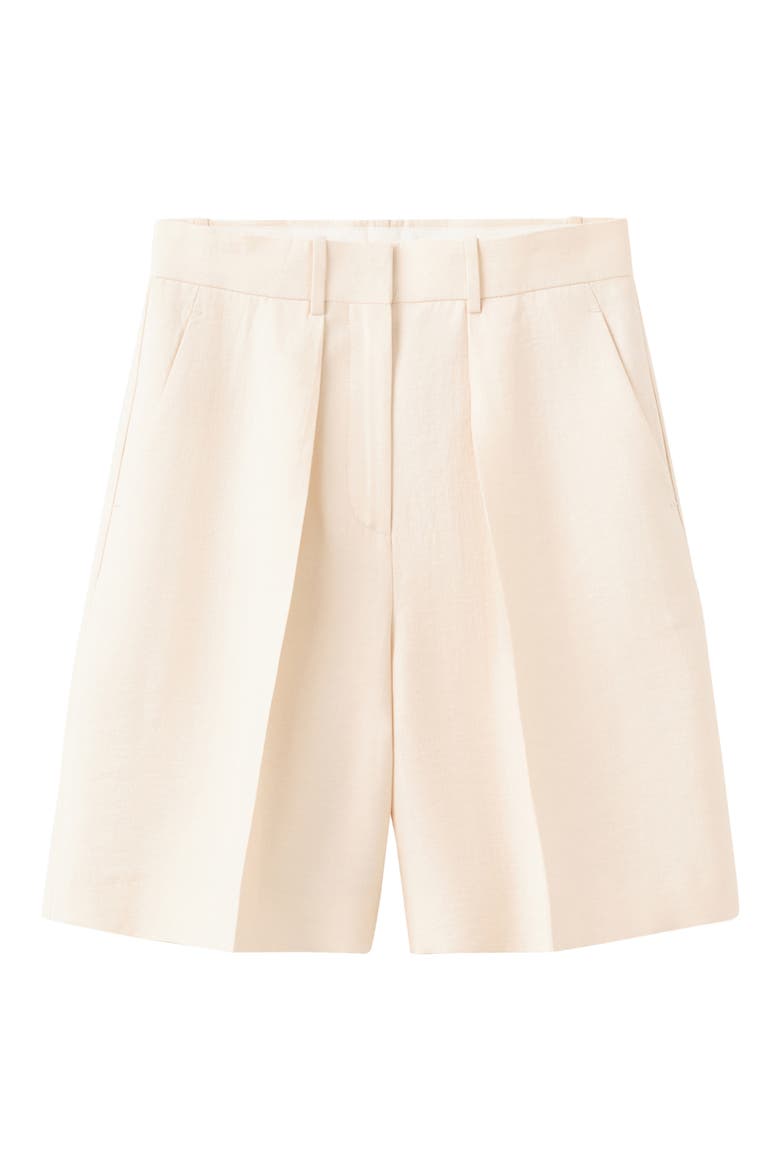 Straight Fit Bermuda Shorts, Main, color, ECRU