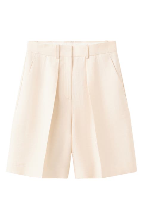 Straight Fit Bermuda Shorts