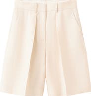 MANGO Straight Fit Bermuda Shorts