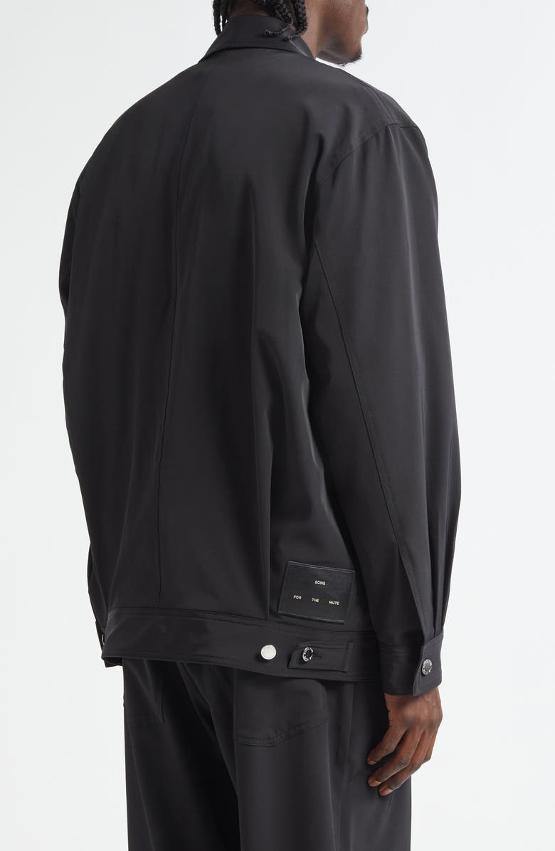 SONG FOR THE MUTE Coach's Jacket, Alternate, color, Black