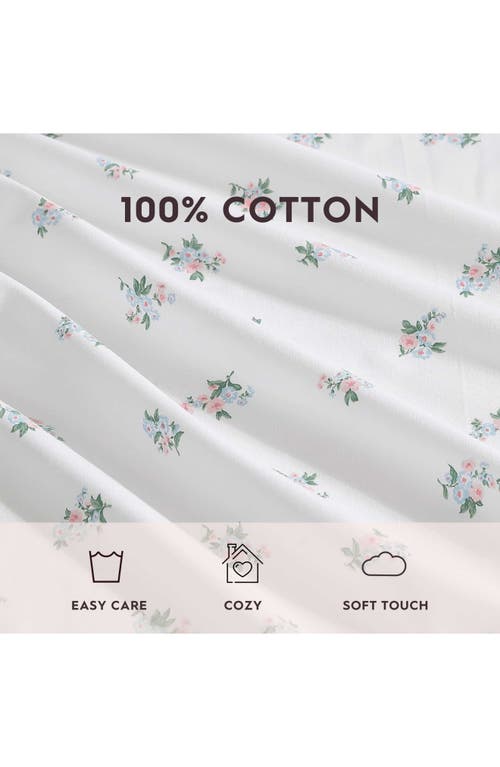 Laura Ashley Harperette 4-piece Sheet Set In Blue Multi