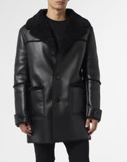 PHILIPP PLEIN Long Eco Shearling Jacket Men