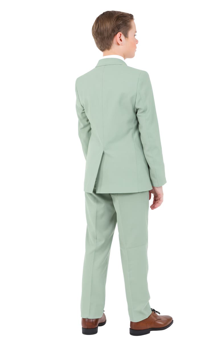 Perry Ellis Kids' Five-Piece Suit, Alternate, color, Sage