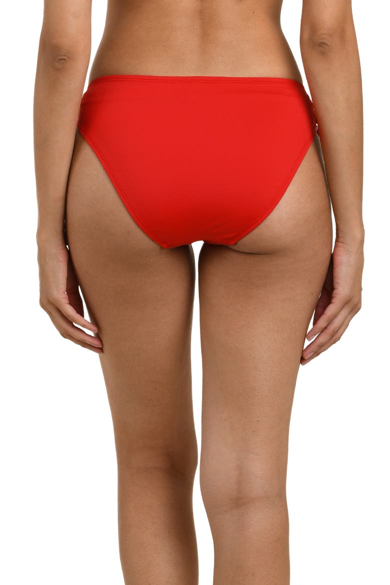 Mariner Side Tie Bikini Bottoms, Alternate, color, RUBY