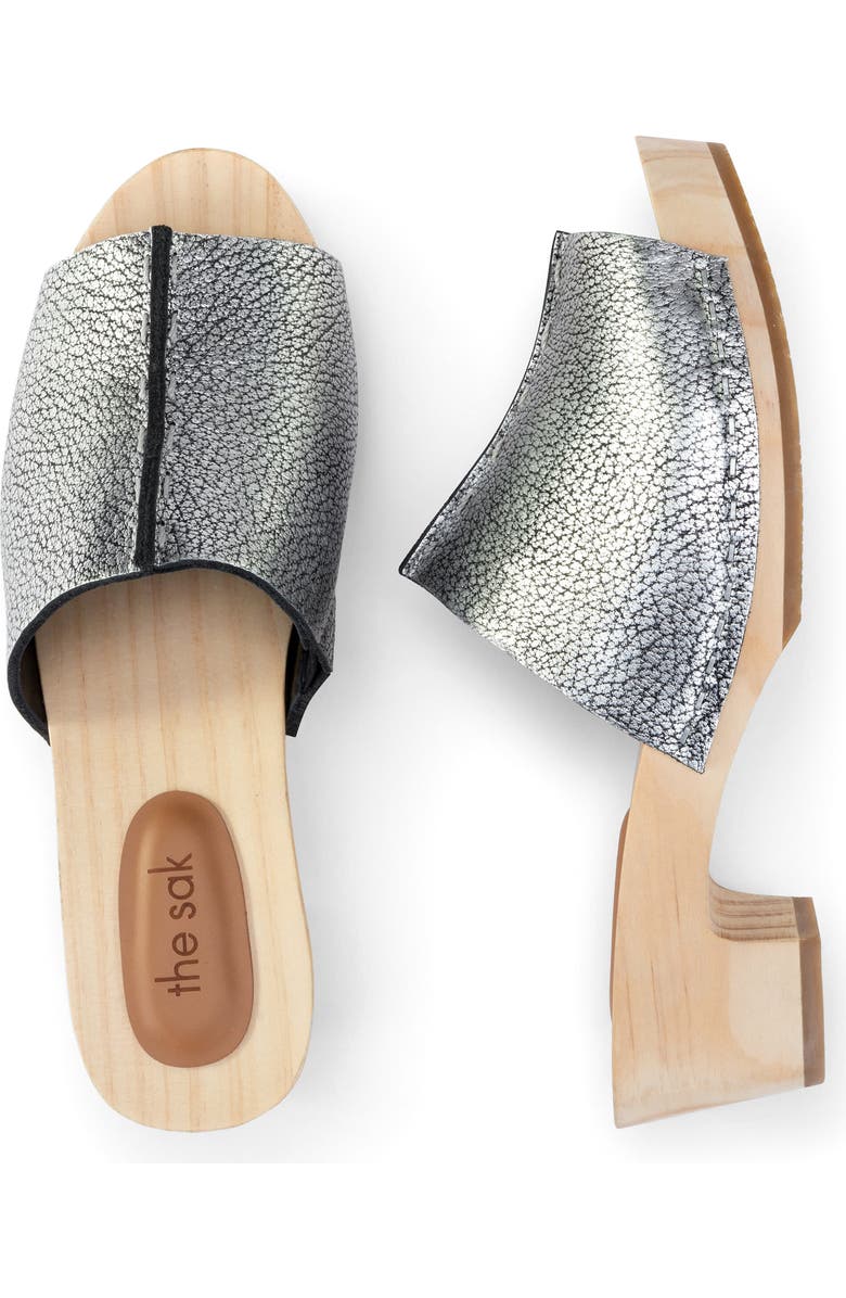 The Sak Ella Clog Sandal, Alternate, color, Dark Silver