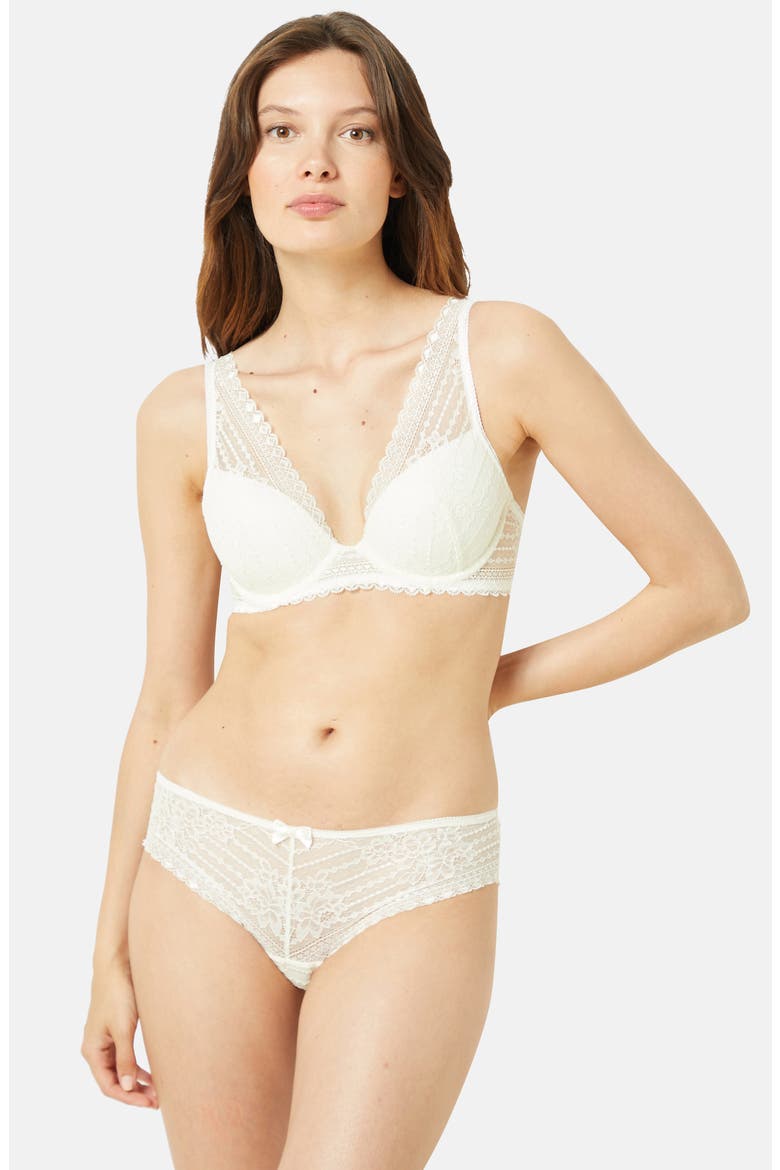 Panama Lace Briefs, Alternate, color, ECRU